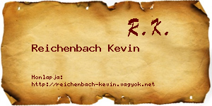 Reichenbach Kevin névjegykártya